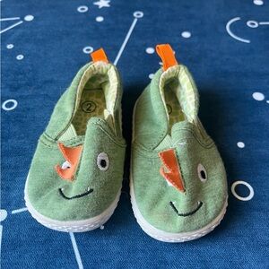 Cat & Jack Mint Green Monster Slippers